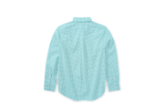 Gingham Stretch Cotton Shirt